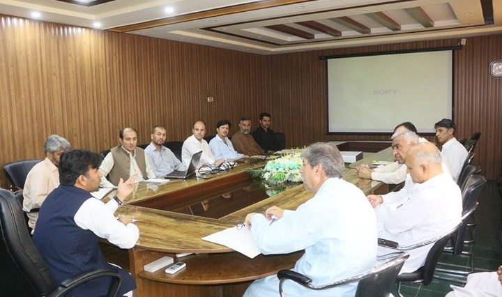 Meeting of the District Steering Committee (Health) chaired by the Deputy Commissioner Swat.