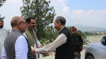 Visit of the honourable Chief Secretary Khyber Pakhtunkhwa to Swat...