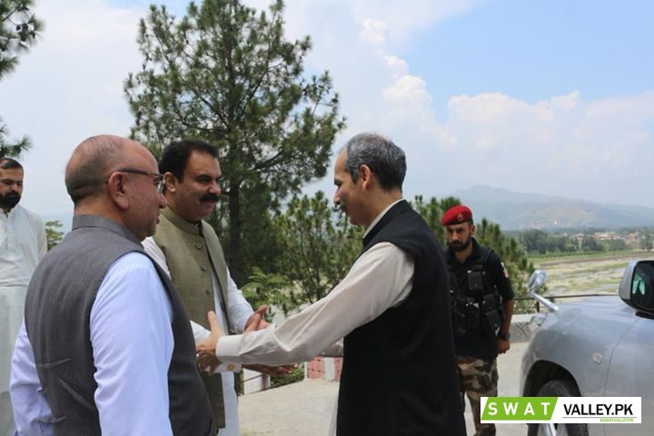 Visit of the honourable Chief Secretary Khyber Pakhtunkhwa to Swat...
