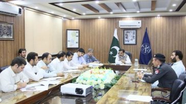 1st Day-Polio Evening Review Meeting, chaired by the Deputy Commissioner Mr. Saqib Raza Aslam.