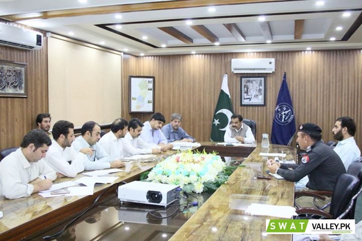 1st Day-Polio Evening Review Meeting, chaired by the Deputy Commissioner Mr. Saqib Raza Aslam.