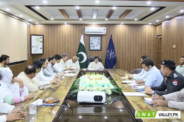 2nd Day-Polio Evening Review Meeting, chaired by the Add: Deputy Commissioner Mr. Muhammad Fawad.