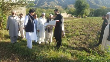 On the directions of worthy DC Swat, Addl.AC Revenue, Swat. Carried out Inspection of Gardawari Khar