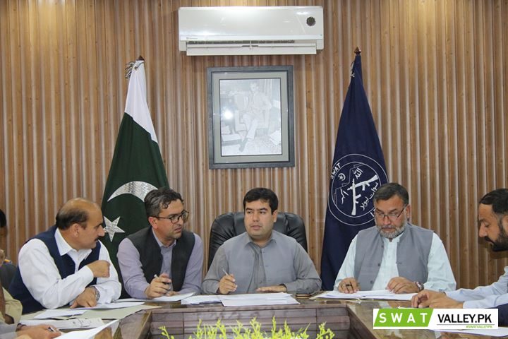 سوات ڈسٹرکٹ پرائس ریویو کمیٹی کا اجلاس۔