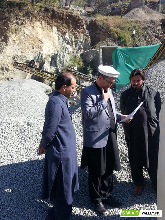 Action against illegal crush plant in Sub Division Khwazakhela