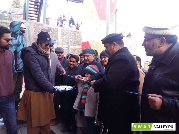 Inauguration of snow festival at Malam Jabba by Commisioner Malakand and dc swat.