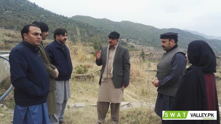 SECRETARY HOUSING KP VISIT TO PROPOSED SITE FOR SWAT HOUSING SOCIETY.