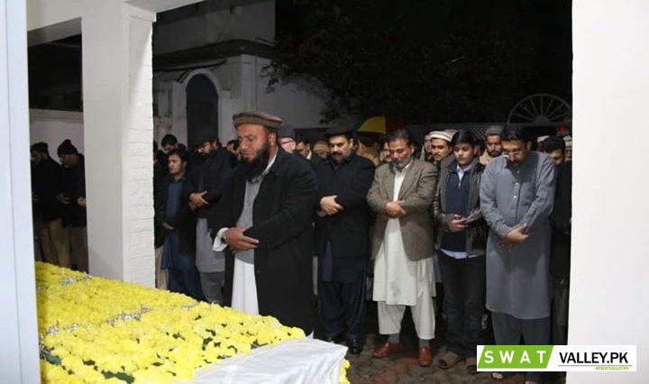 The Janaza prayer of late Abid Mohmand (AC Bahrain) who were martyred last night took place in DC Ho