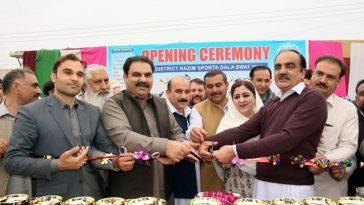 Swat’s first Nazim Swat Colourful Sports Festival-2019 Kicks off at Makan Bagh.