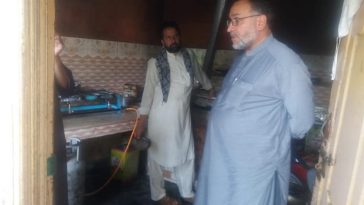 On the directions of DC Swat, AC khwazakhela Riaz Ali khan carried out inspection of Hotels /Restaur