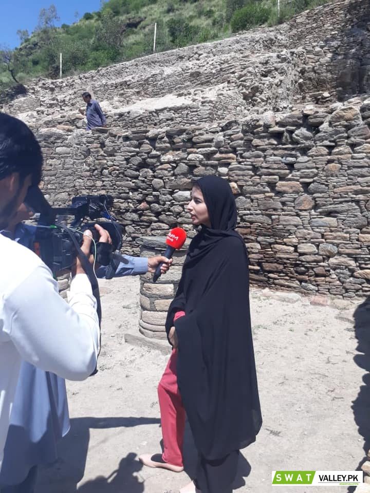 To promote and improve Archaeo-Tourism in the area, Assistant Commissioner Barikot Anam Nasir visite