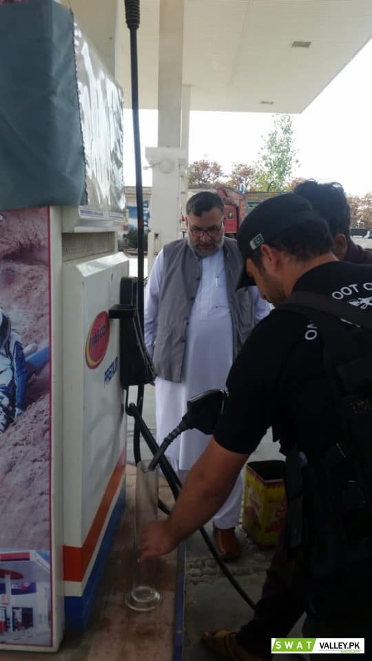 Public Facilities checking, Cleanliness Conditions and Gauges checking in all Petrol Pumps in Sub-Di