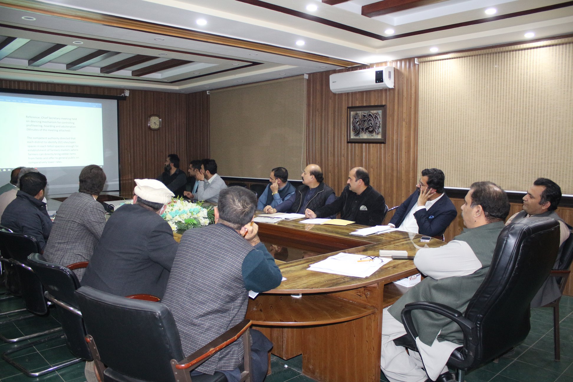 Meeting Regarding Establishment Of Farmer s Markets In The District 