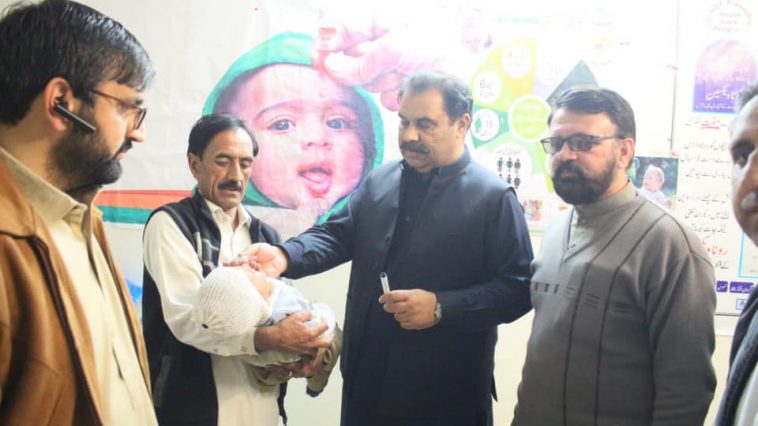 DC Swat Saqib Raza Aslam formally inaugurated the Polio Campaign-NID February 2020