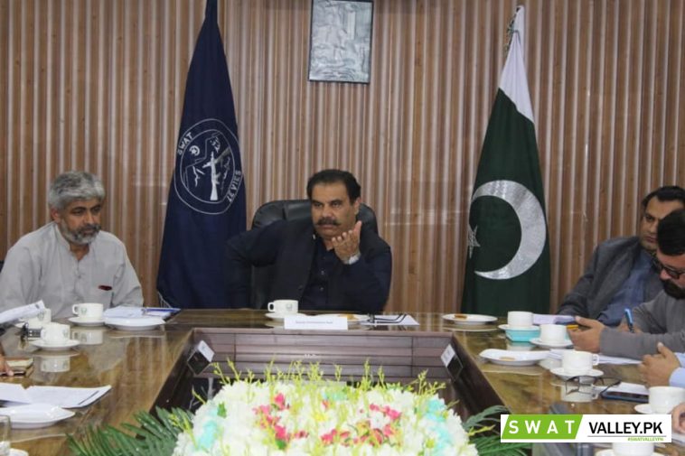 DC Swat chairing Day-1 Evening Review Meeting of Polio Campaign NID February 2020.