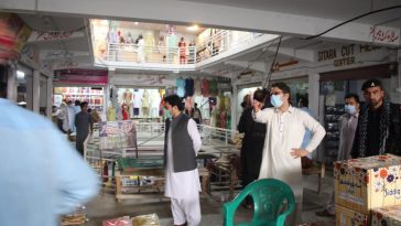 کورونا ایس او پیز پر عمل نہ کرنےپر کئی مارکیٹیں سیل۔
