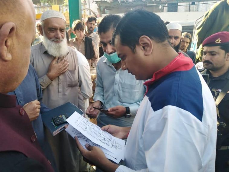 Today’s Price Fixation Proceedings at 7:30 AM in main Fruit &Vegetable Market Mingora by the Ass