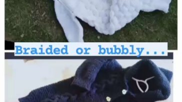 Bubbly or braided...