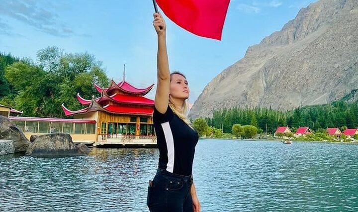 Flags with star and Moon
Stay waving together…
Shangrilla Resort Skardu - GB
.