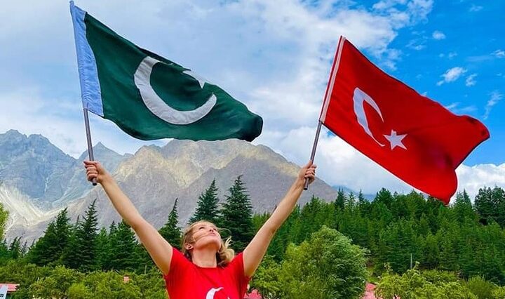 Flags with star and Moon
Stay waving together…
Shangrilla Resort Skardu - GB
.
