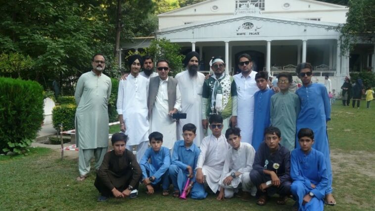 During swat tour with dear students and Mr Imran Khan sb at Marghuzar