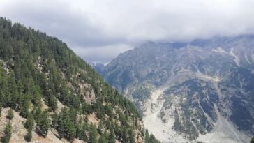 Breathtaking views while hiking towards chukail banda