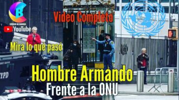 Video completo: Hombre dispara frente a la ONU