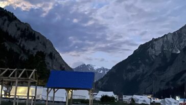 Night view MAHODAND LAKE KALAM VALLEY