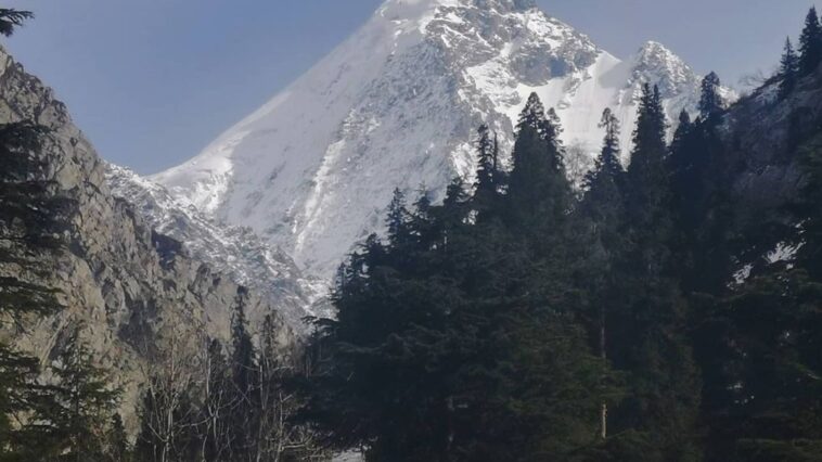 The charming Falak Sar mountain 5957 metres above sea level. Highest peak in SWA