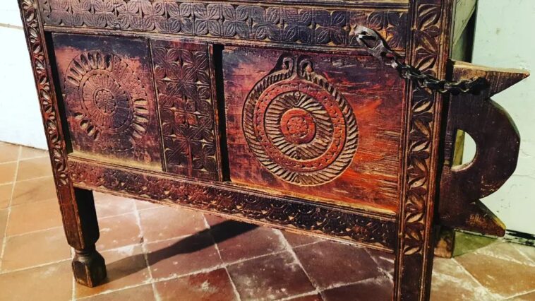 Just arrived.. this stunning little Swat valley Afghan dowry chest from about 18
