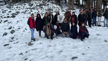 Group picture of customize trip to swat and malam jabba.
Public says its a road