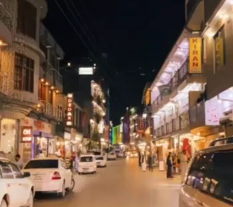 Night view of swat Bahrain bazar.
.
.
.
.