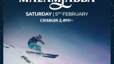 Join us in another snowy trip to Malamjabba this Saturday on 5th Feb, 2022For