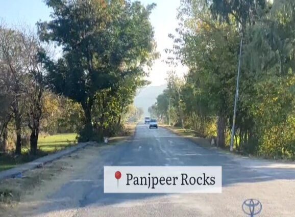 Enroute towards Panjpeer Rocks.2hour drive from Islamabad.
Climbing steepness
