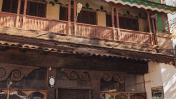 Old mosque in Kalam, Swat valley, Pakistan.