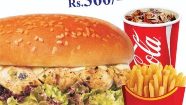 Tikka chicken burger with chips & coke
.
.
.
.