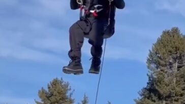 Giant swing newly installed at