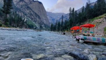 A place like heaven on earth..
blue water Kalam swat KpK pakistan