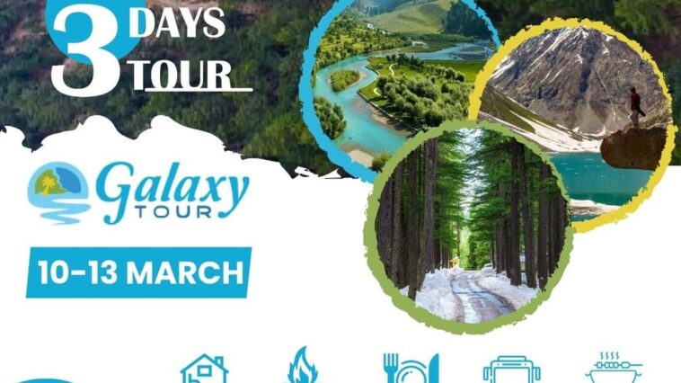 Finally, wait is over
Galaxy Tours presents another 3 days tour to Swat-Kalam a