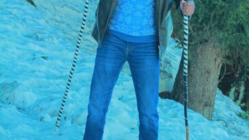 Hiking the snowy terrain of Malam Jabba